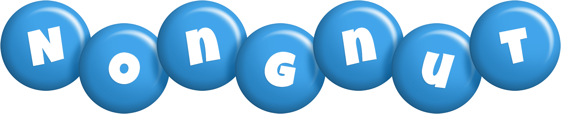 Nongnut candy-blue logo