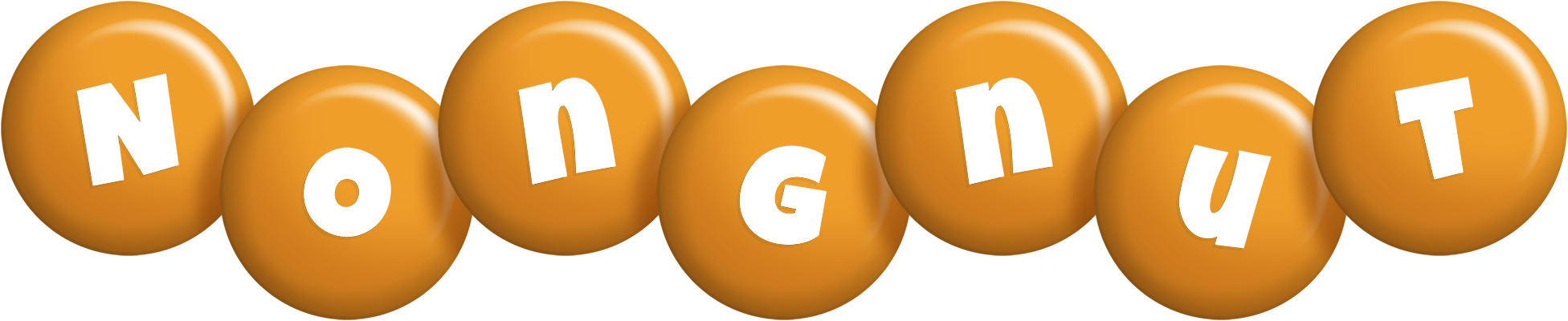 Nongnut candy-orange logo