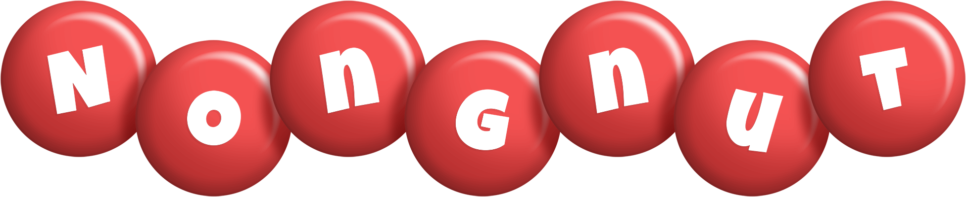 Nongnut candy-red logo