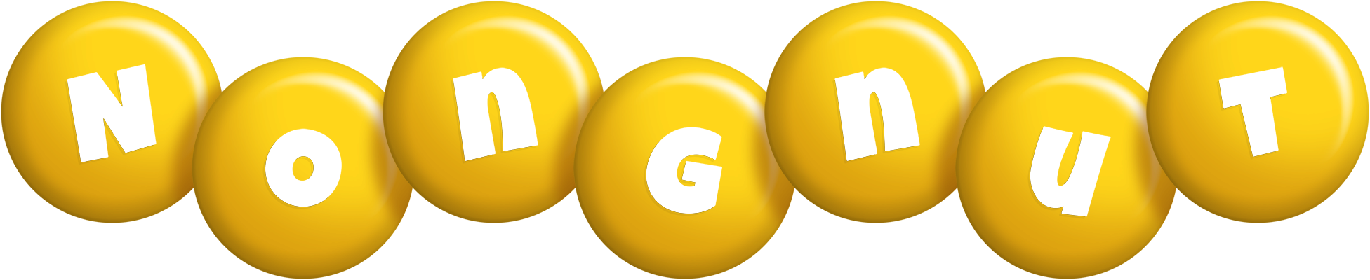 Nongnut candy-yellow logo