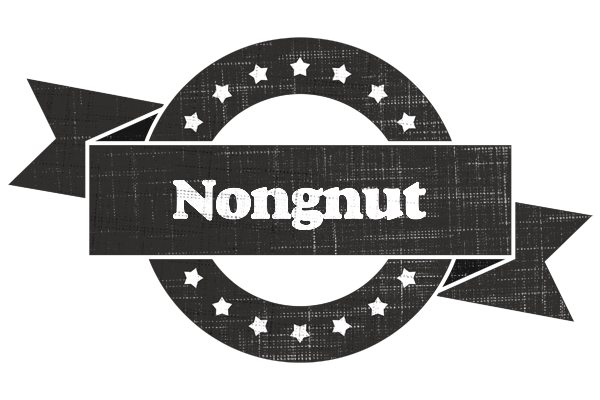 Nongnut grunge logo