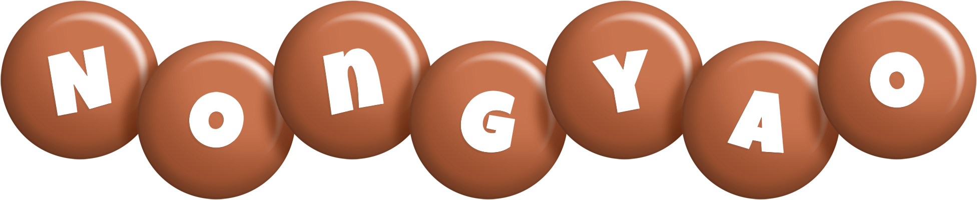 Nongyao candy-brown logo