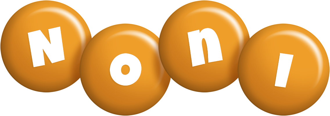Noni candy-orange logo