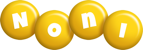 Noni candy-yellow logo
