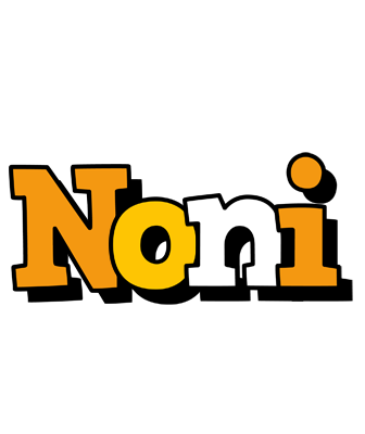Noni cartoon logo