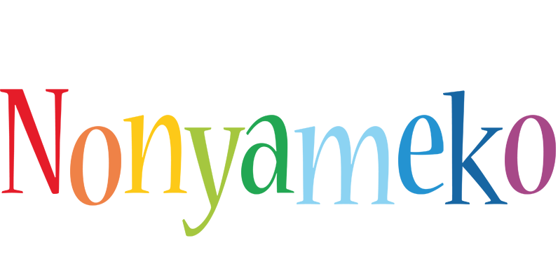 Nonyameko birthday logo