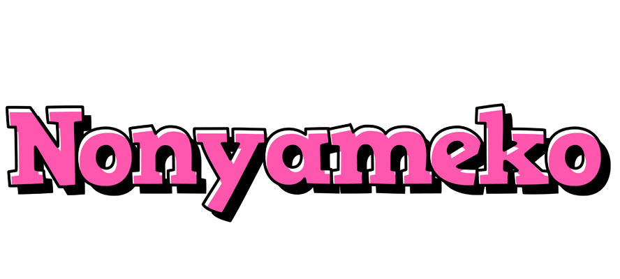 Nonyameko girlish logo