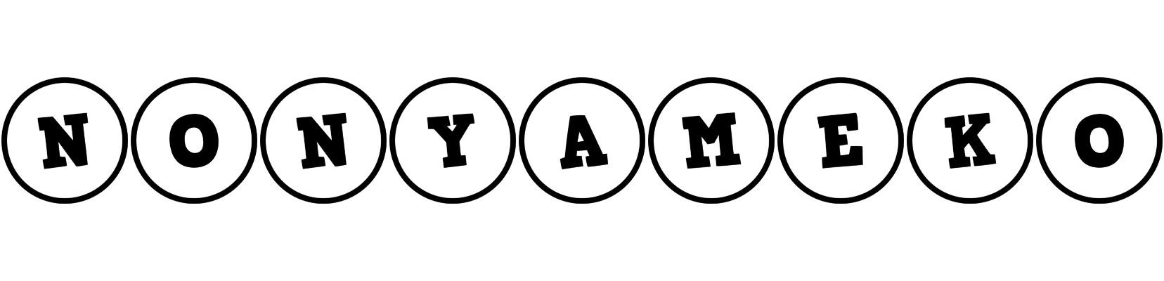 Nonyameko handy logo