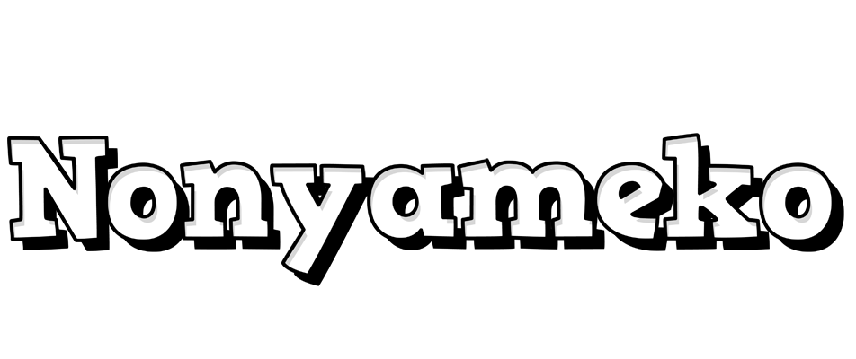Nonyameko snowing logo
