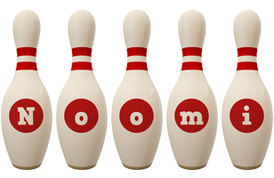 Noomi bowling-pin logo