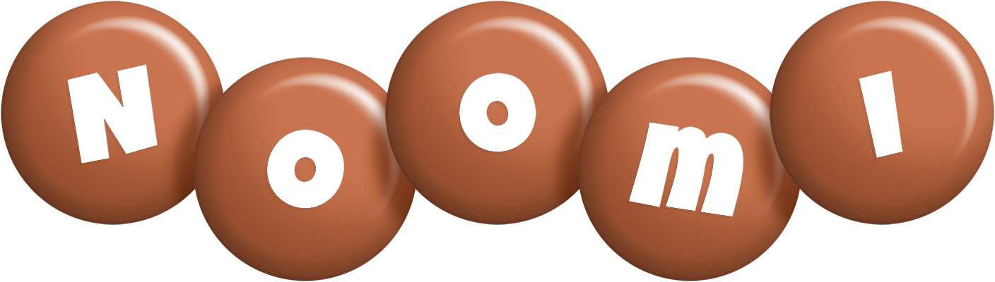 Noomi candy-brown logo