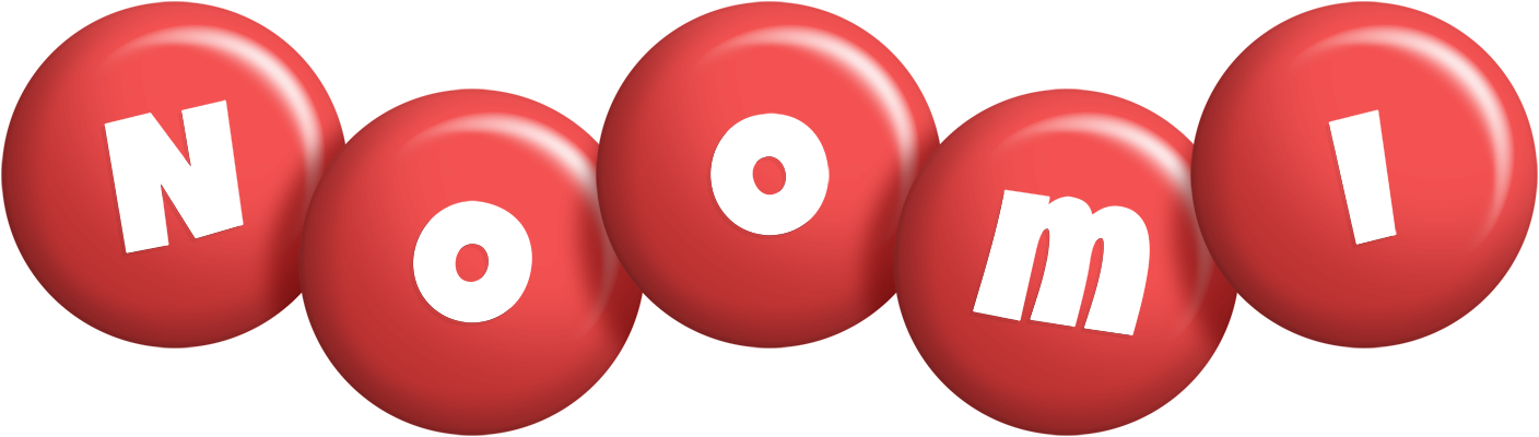 Noomi candy-red logo