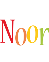 Noor birthday logo