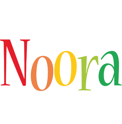 Noora birthday logo