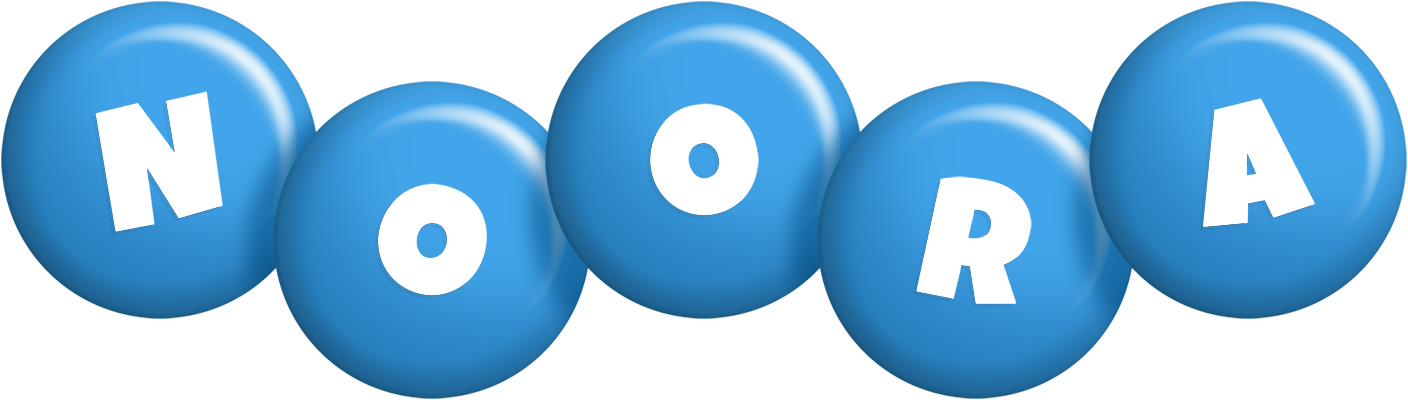 Noora candy-blue logo