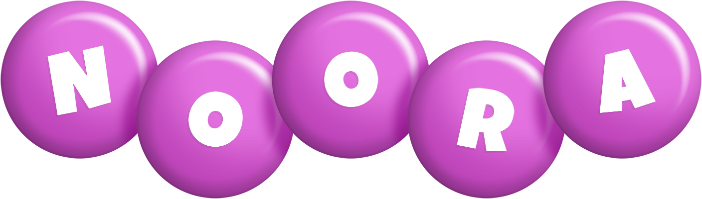 Noora candy-purple logo