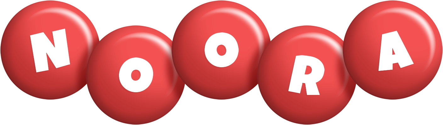 Noora candy-red logo