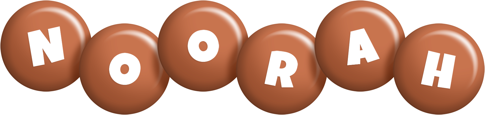 Noorah candy-brown logo