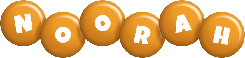 Noorah candy-orange logo