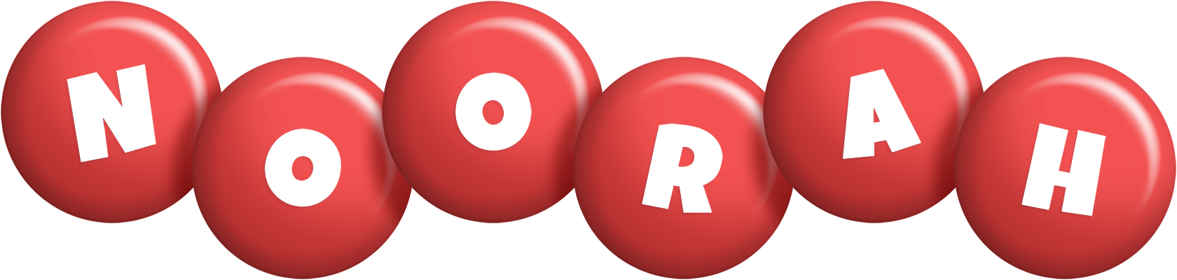 Noorah candy-red logo