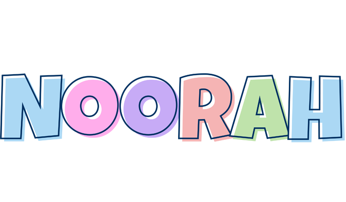 Noorah pastel logo