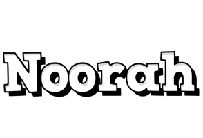 Noorah snowing logo