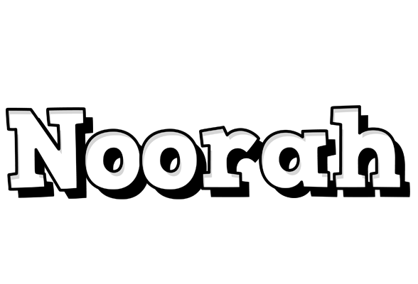 Noorah snowing logo