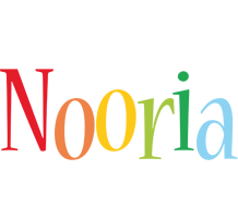 Nooria birthday logo