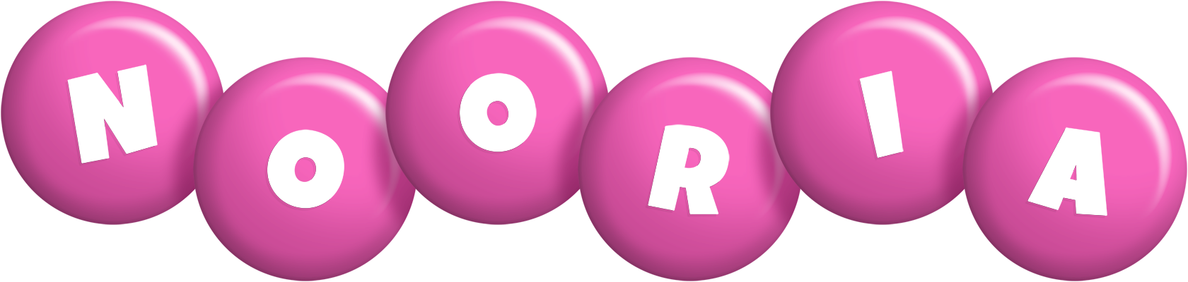Nooria candy-pink logo