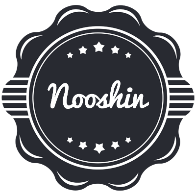 Nooshin badge logo