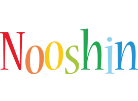 Nooshin birthday logo