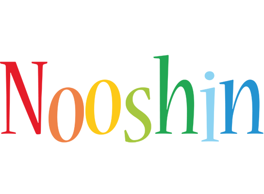 Nooshin birthday logo