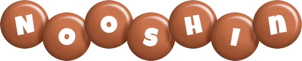 Nooshin candy-brown logo