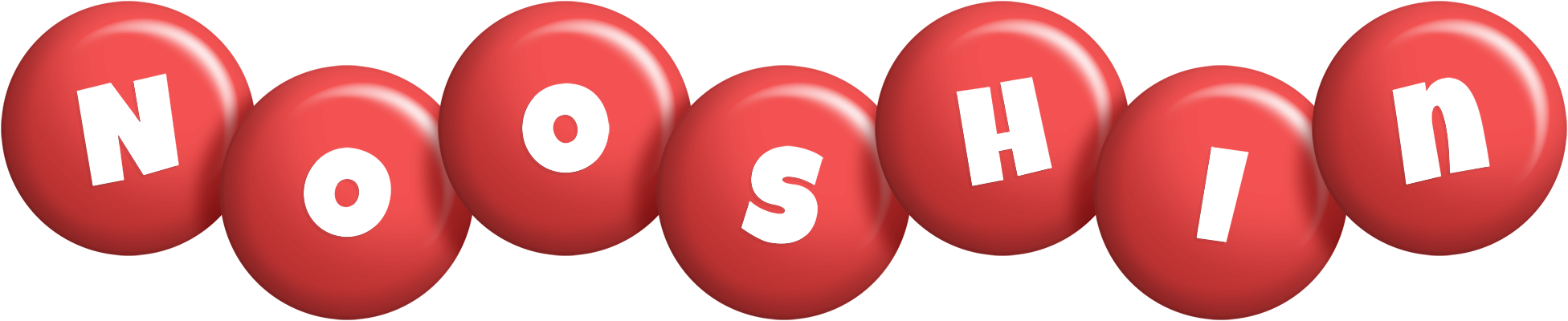 Nooshin candy-red logo