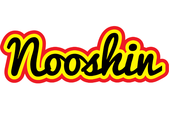 Nooshin flaming logo