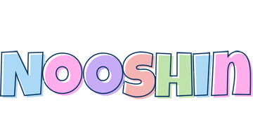 Nooshin pastel logo