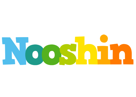Nooshin rainbows logo
