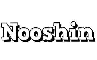 Nooshin snowing logo