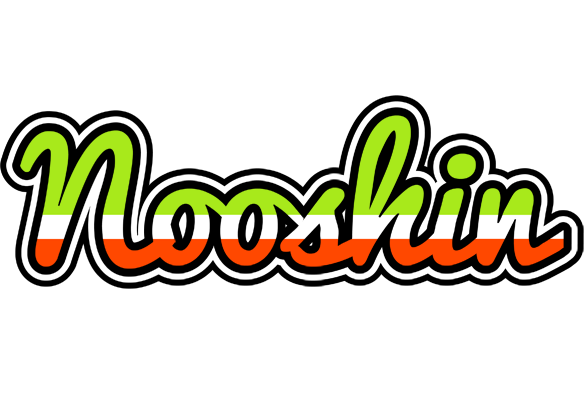 Nooshin superfun logo