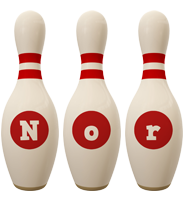 Nor bowling-pin logo