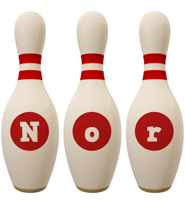 Nor bowling-pin logo