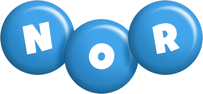 Nor candy-blue logo