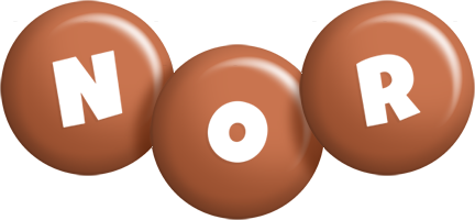 Nor candy-brown logo