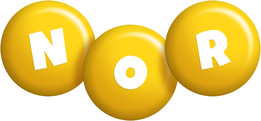 Nor candy-yellow logo
