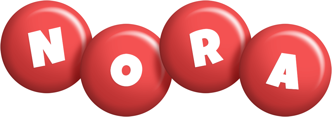 Nora candy-red logo