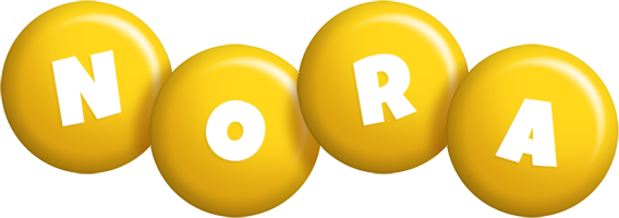Nora candy-yellow logo