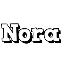 Nora snowing logo