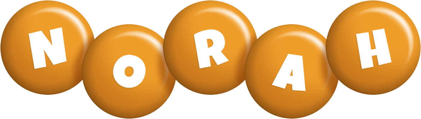 Norah candy-orange logo