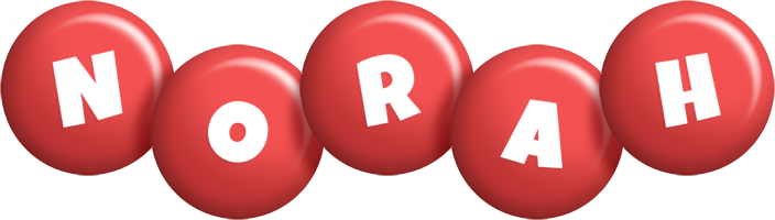 Norah candy-red logo