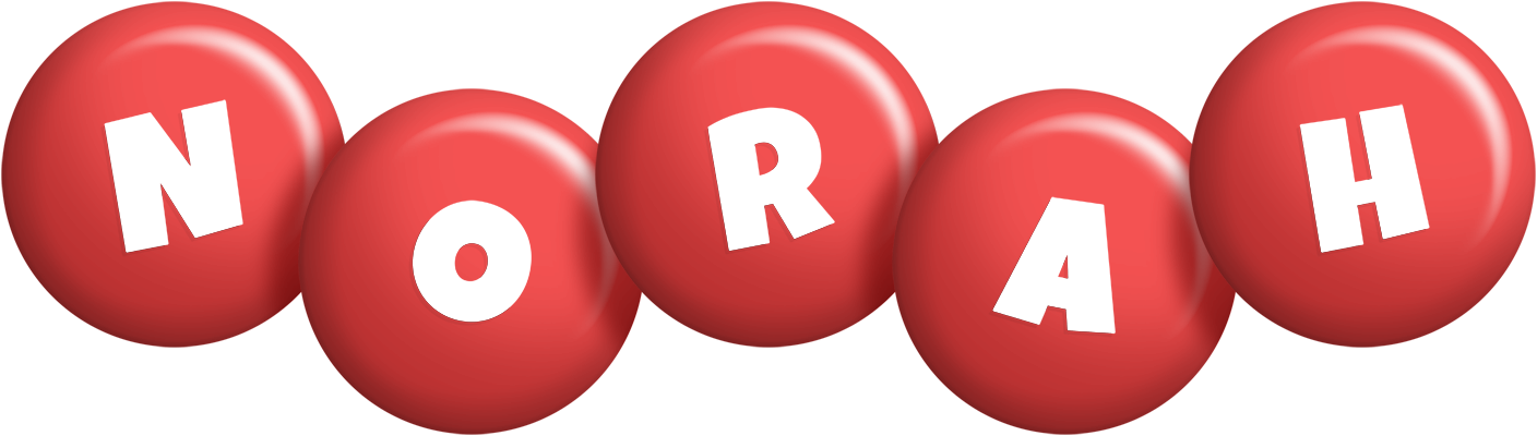 Norah candy-red logo